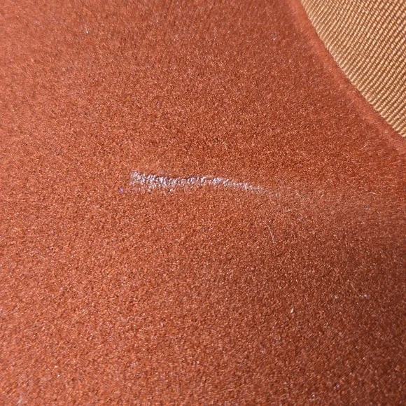 Chic Rust Fedora Hat with Pins - Picture 4 of 4